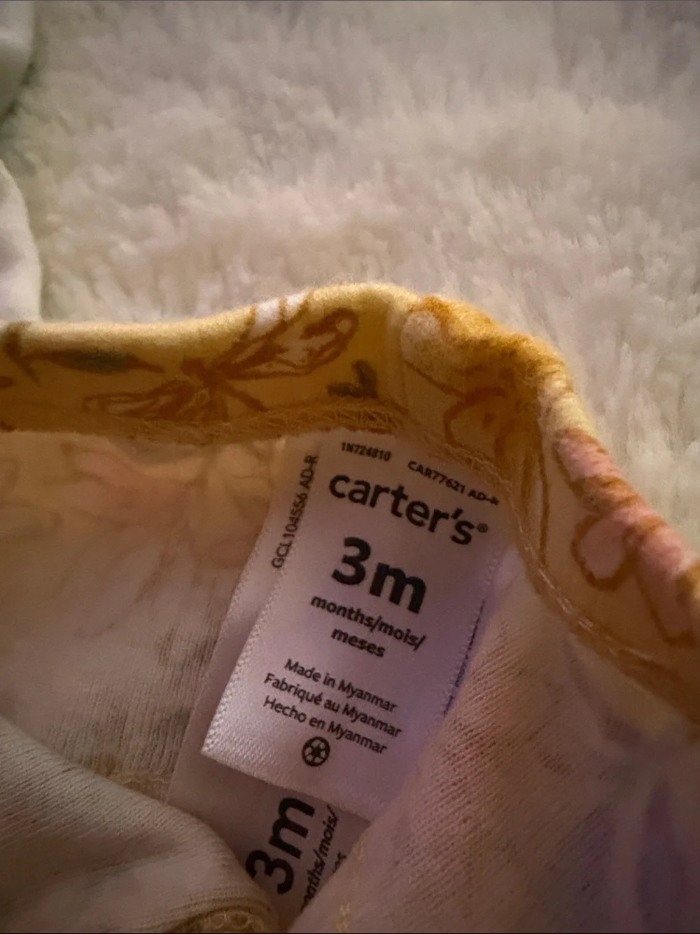 Carter's Pink & Gray Stripe Onesie Set  & Yellow Floral & Mommy’s Sweetheart Set